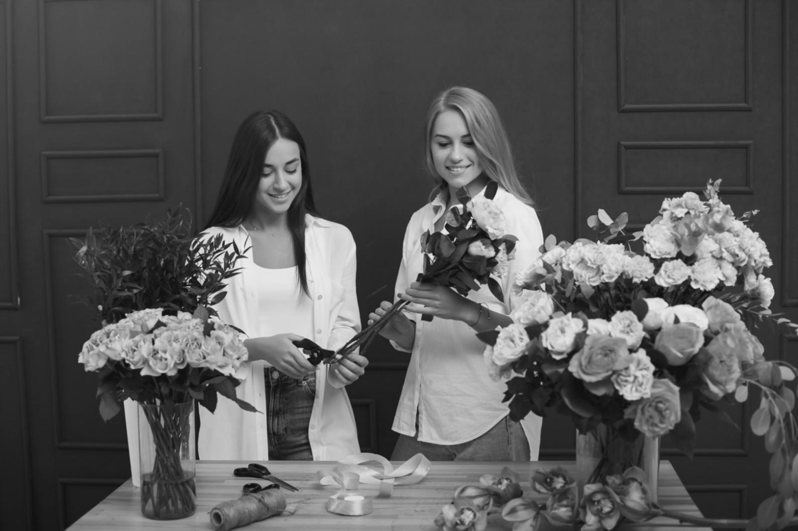Detailansicht floraler Proportionen und Kompositionsregeln